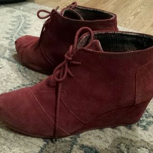 Suede Toms Booties